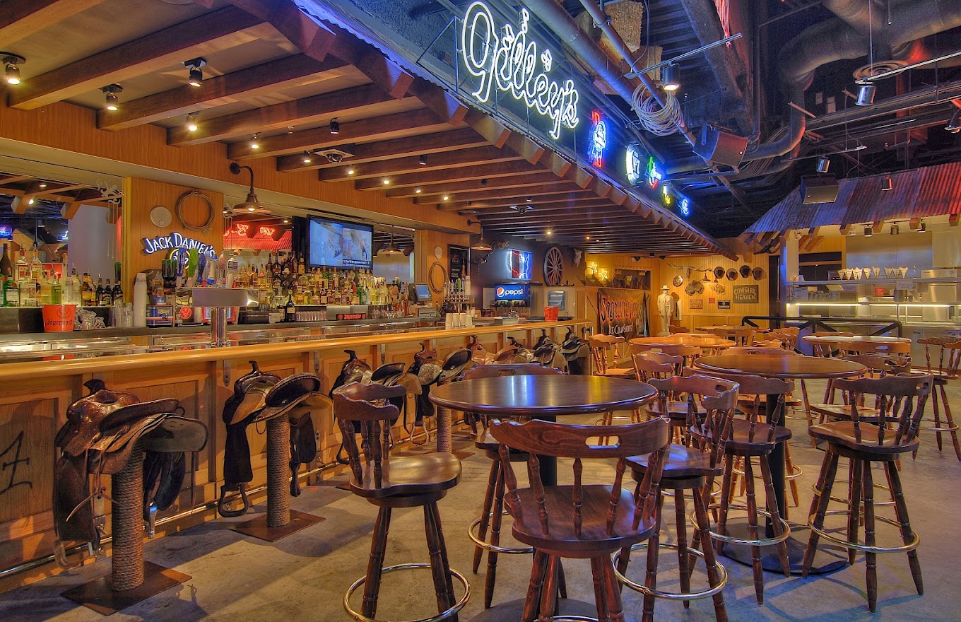 inside of dance hall and bar