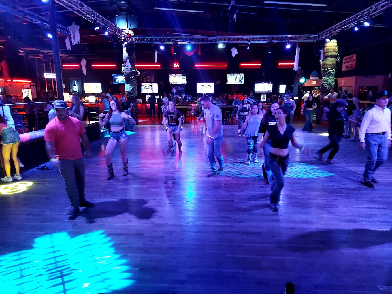 The Horseshoe Country Bar dance floor